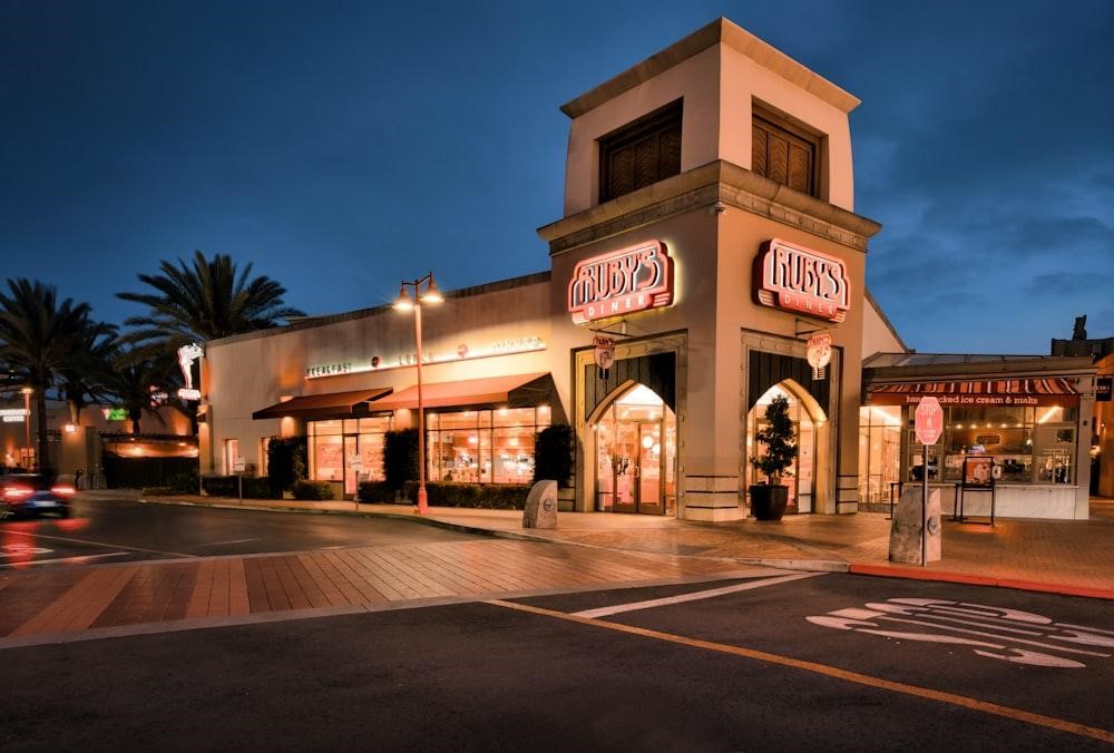 The Welcoming Façade of Ruby's Diner in LA